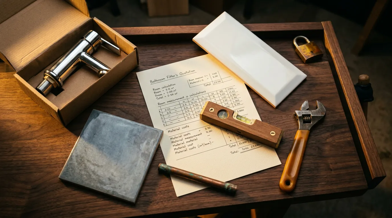 Bathroom Fitter's Quote - The Checklist That Saves You Thousands