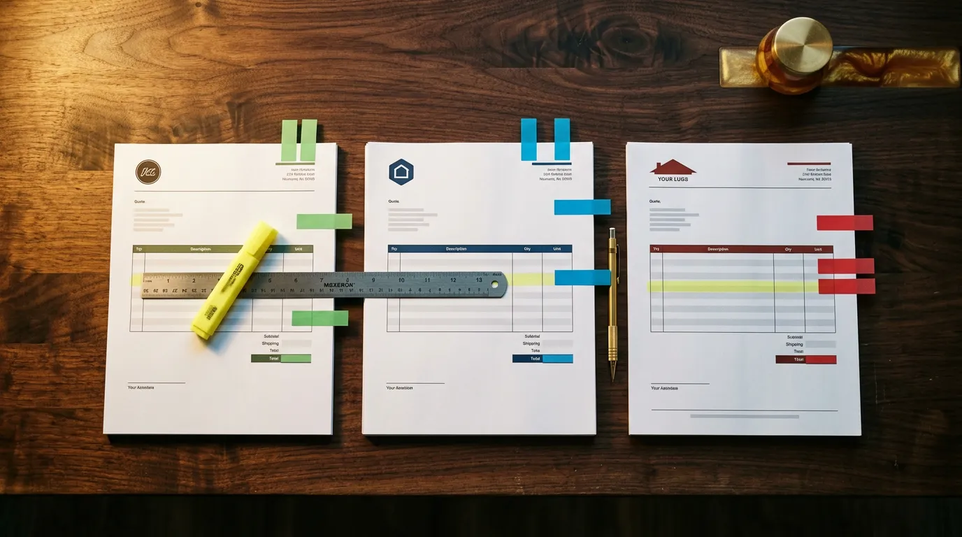 How to Compare Builder Quotes - The Complete Method