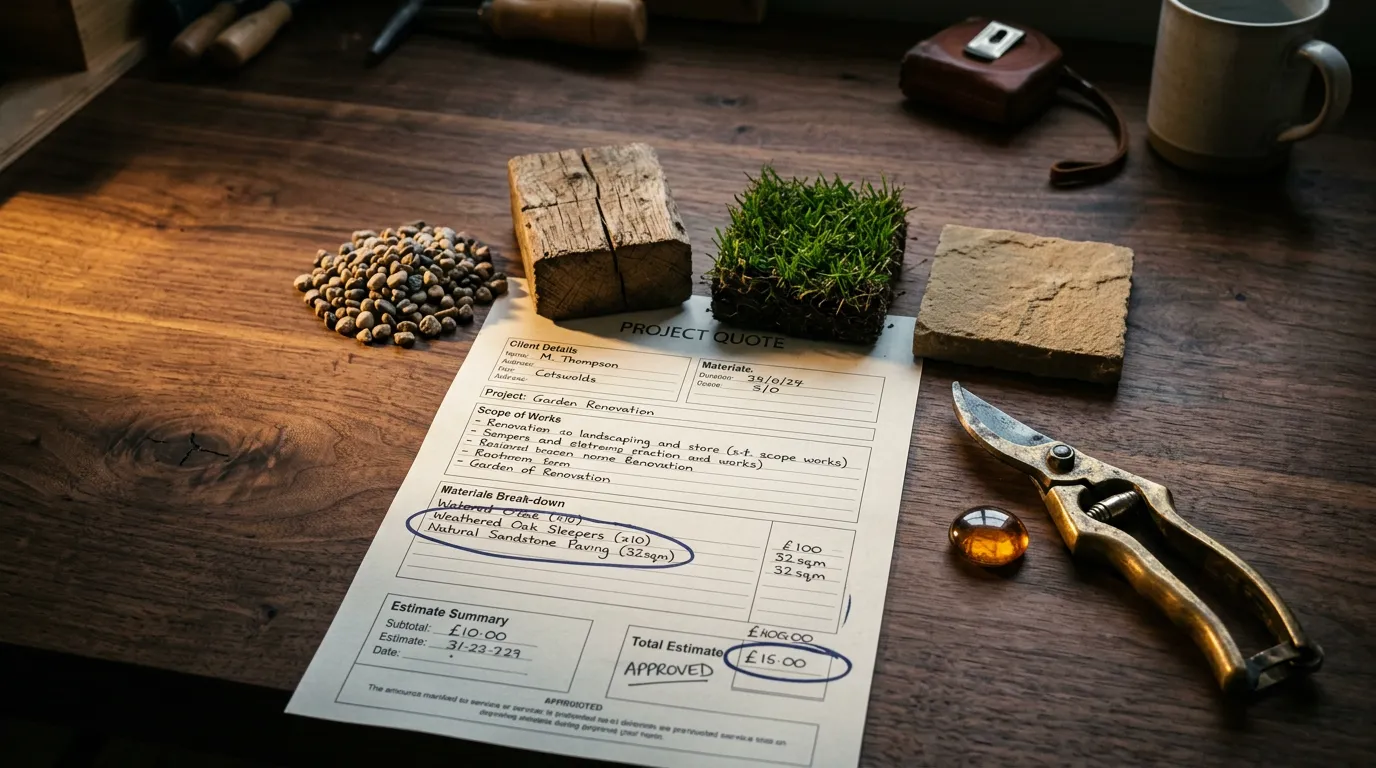 Landscaping Quote - How to Compare Without Getting Stung