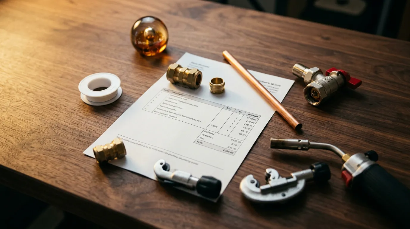 Plumber's Quote - What to Check Before You Say Yes