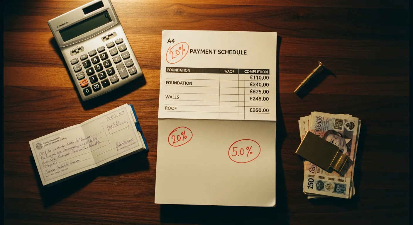 Stage Payments and Retention: When to Pay Your Builder